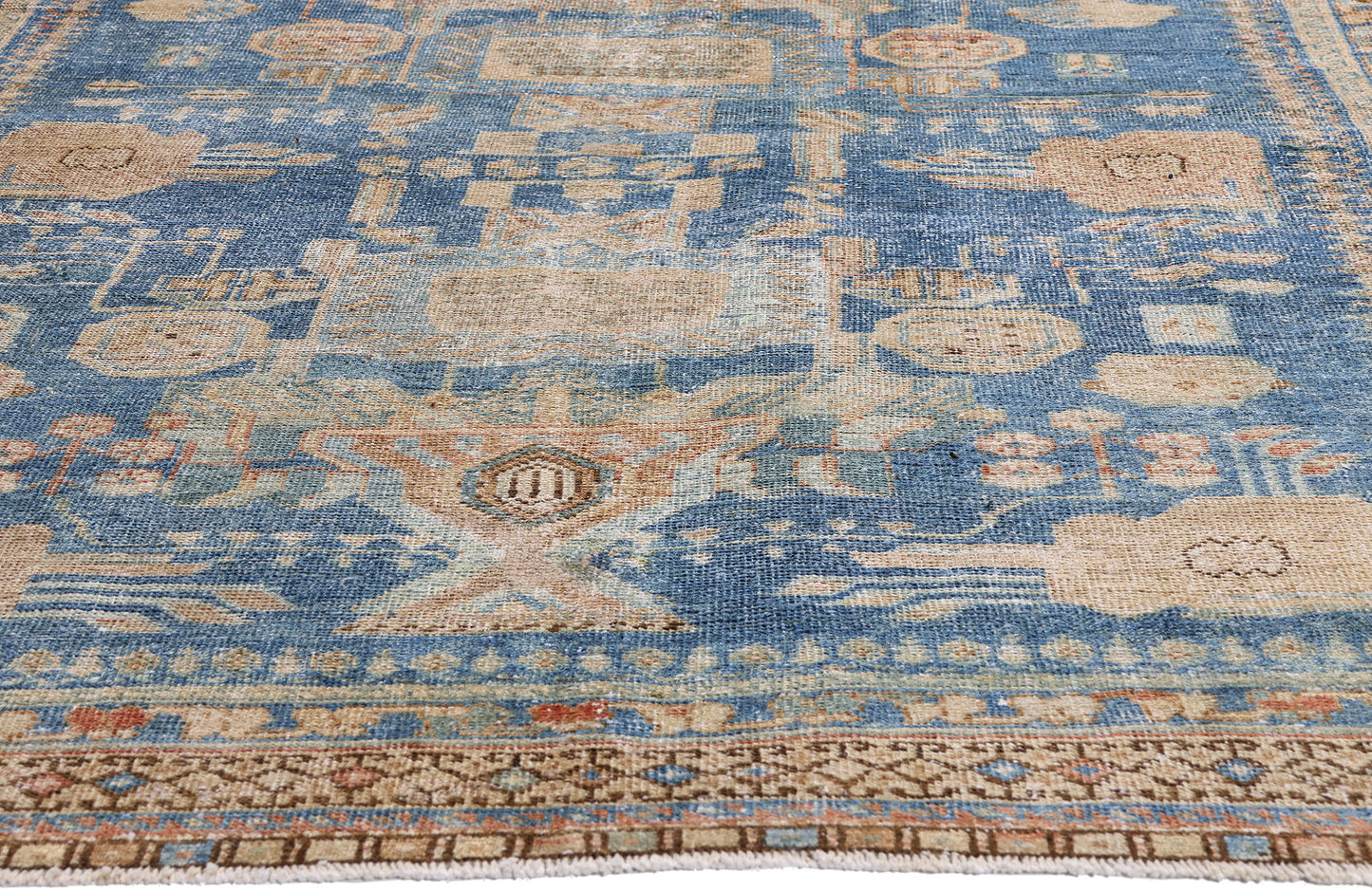 6 x 8 Blue Antique Persian Koliai Rug 61389