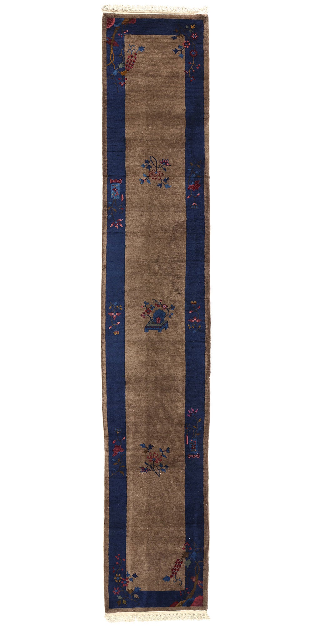 3 x 14 Antique Chinese Peking Rug 78200