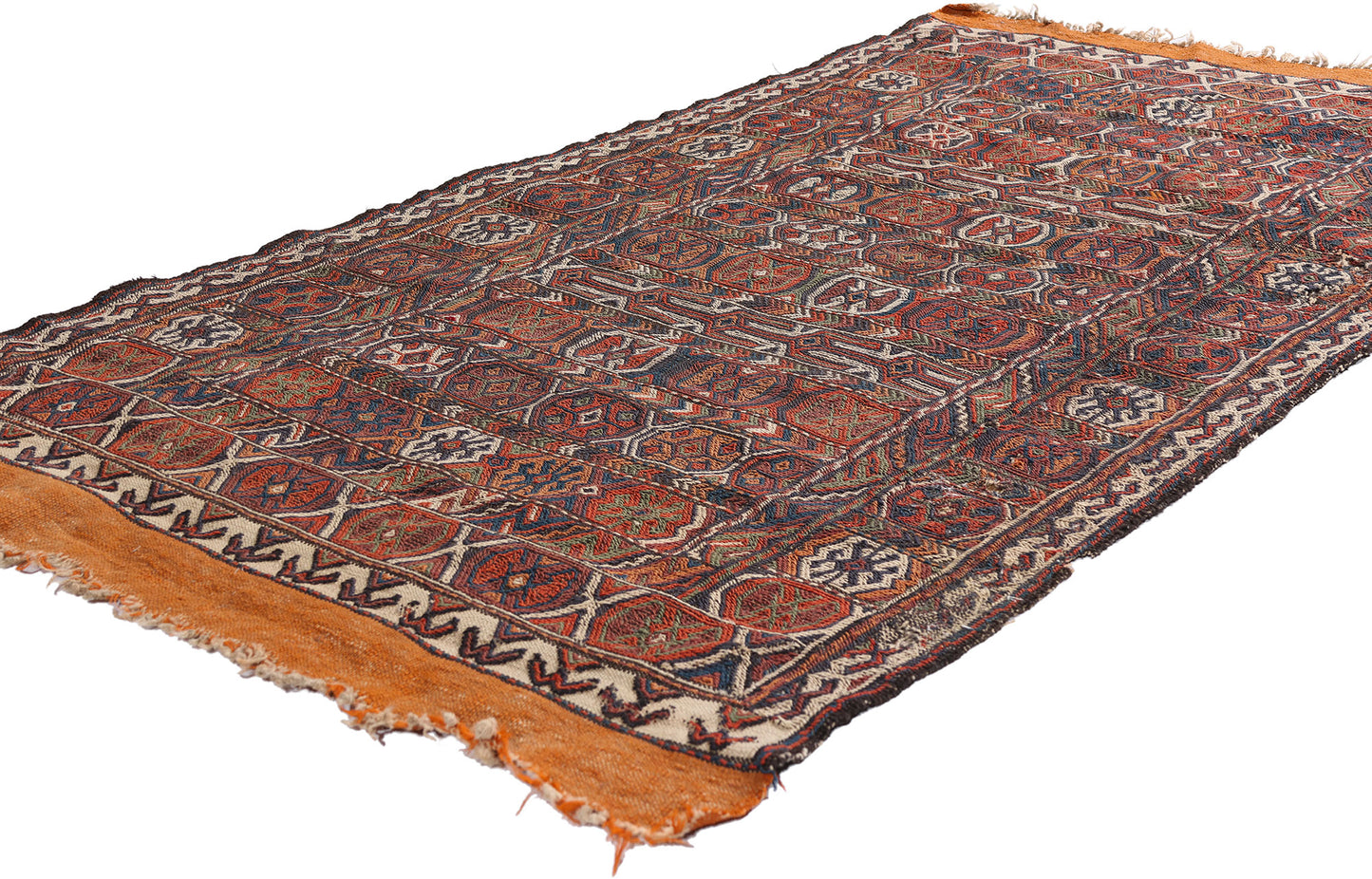 3 x 6 Antique Caucasian Shirvan Soumak Rug 79344