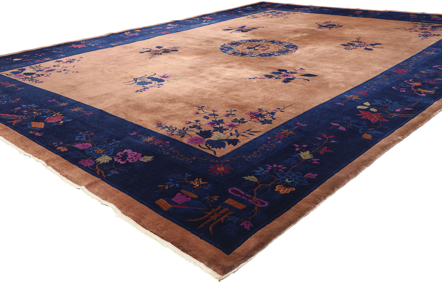10 x 13 Antique Chinese Art Deco Rug 79192