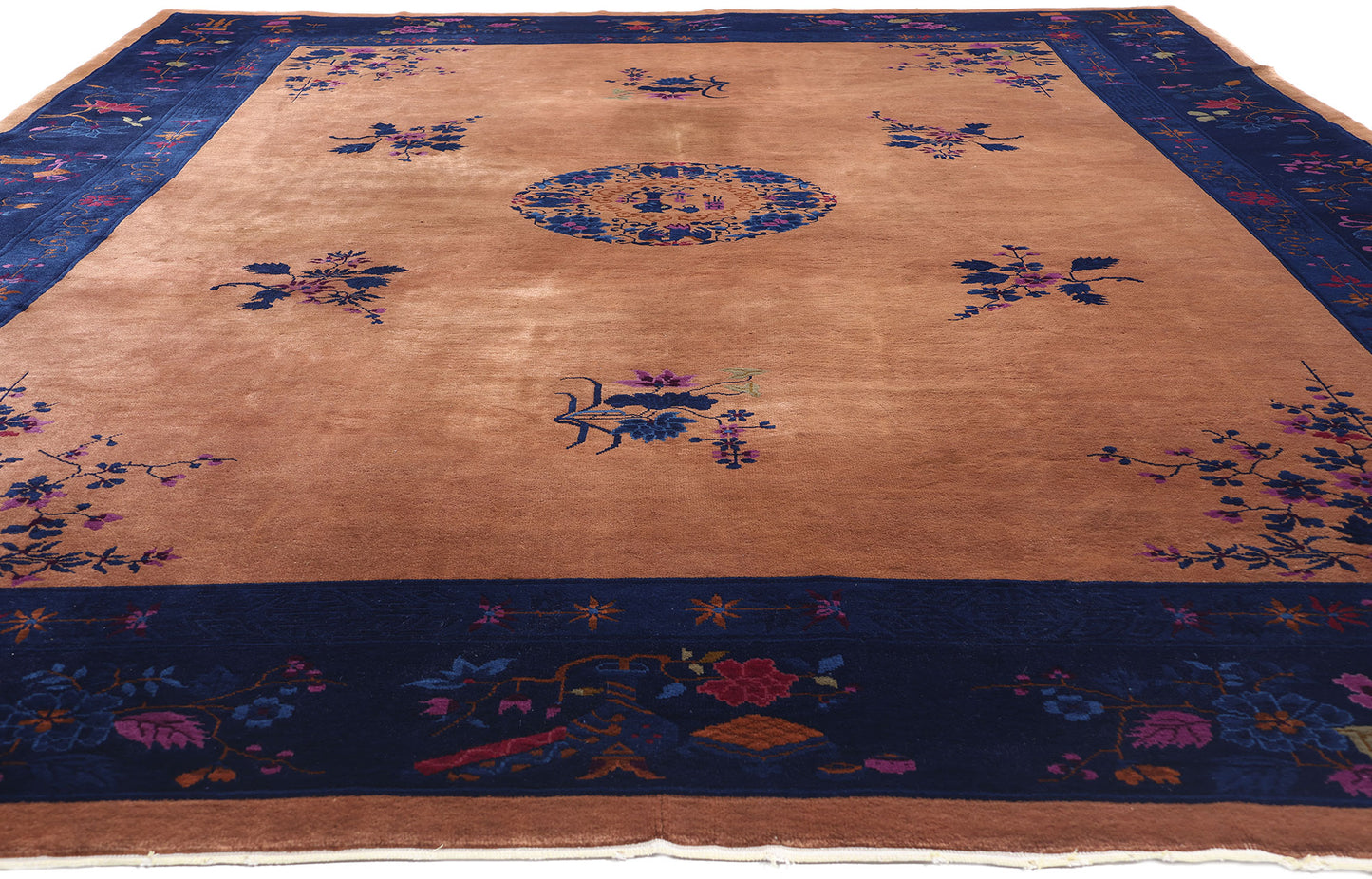 10 x 13 Antique Chinese Art Deco Rug 79192
