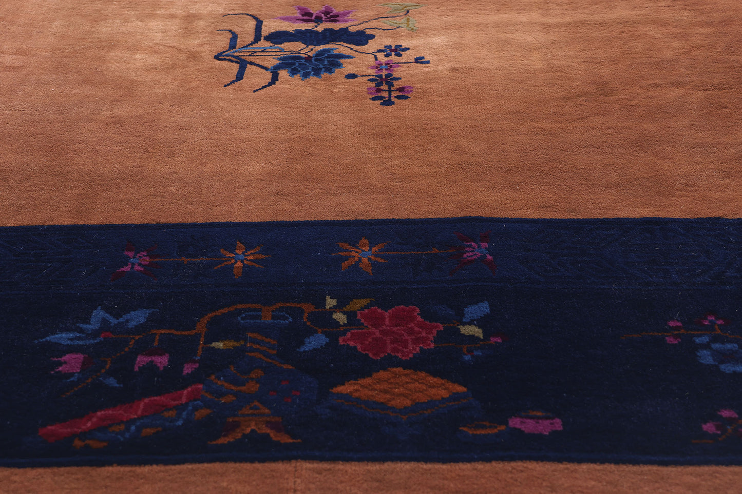 10 x 13 Antique Chinese Art Deco Rug 79192