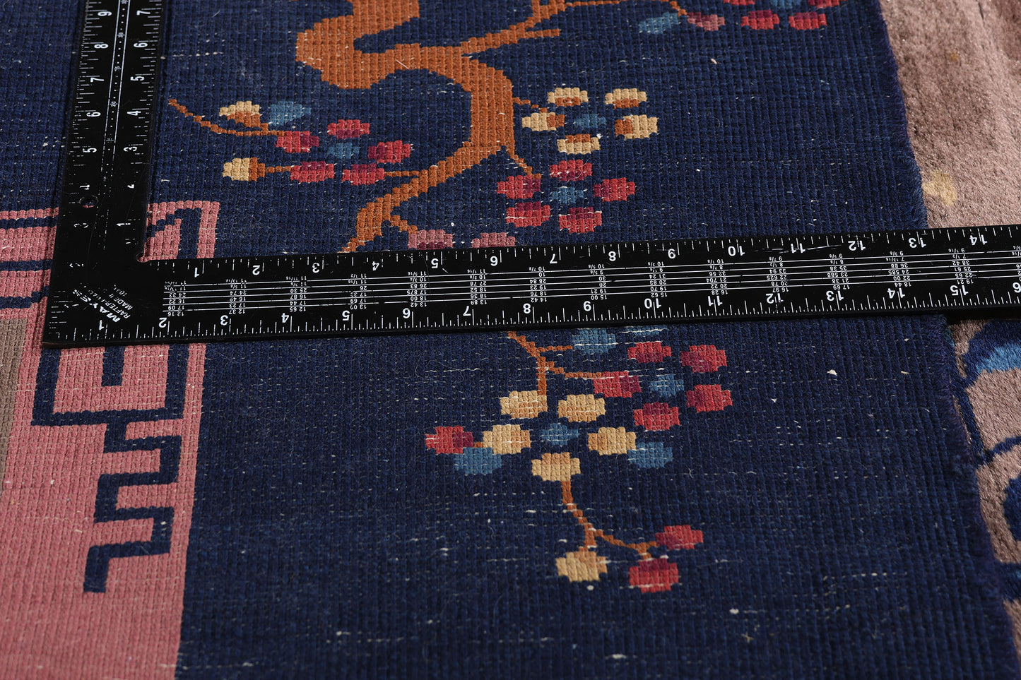 9 x 11 Antique Chinese Art Deco Rug 79268