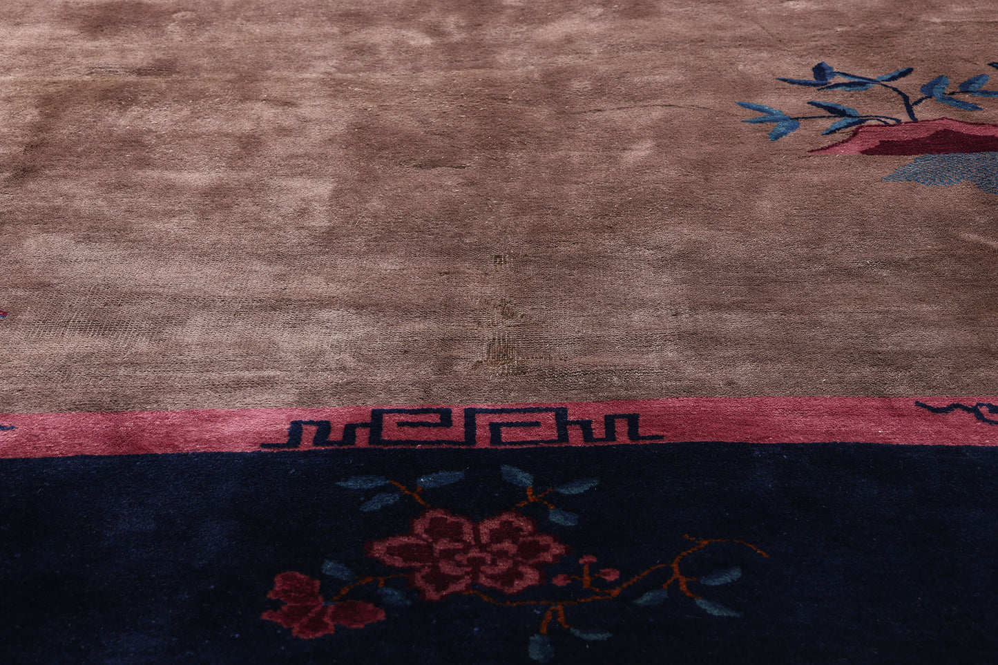 9 x 11 Antique Chinese Art Deco Rug 79268