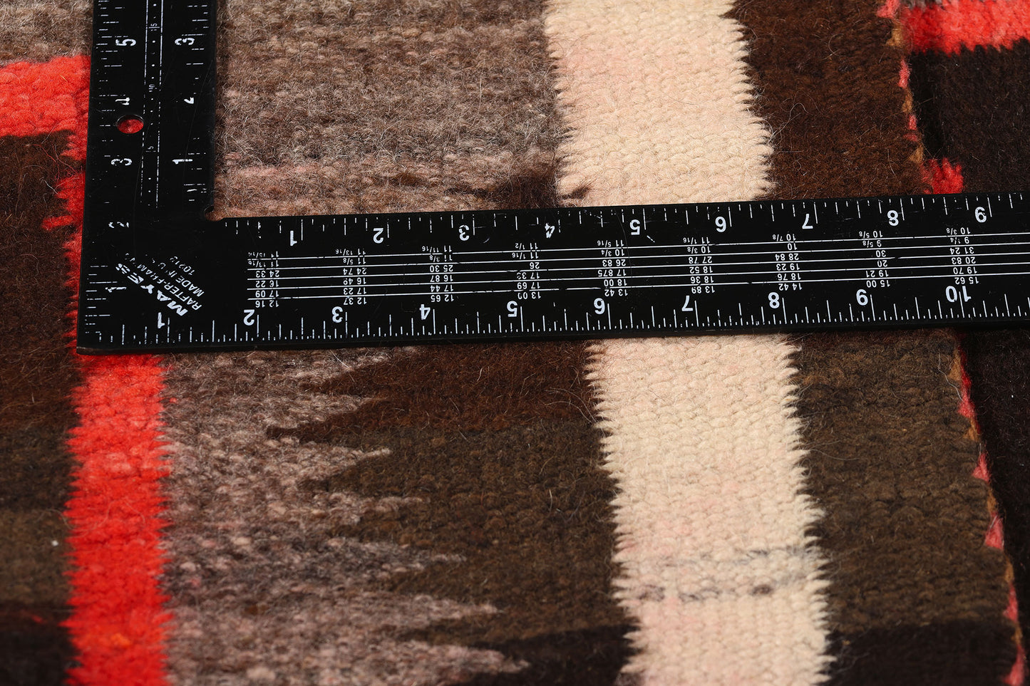 3 x 8 Antique Crystal Whirling Log Navajo Rug 78928