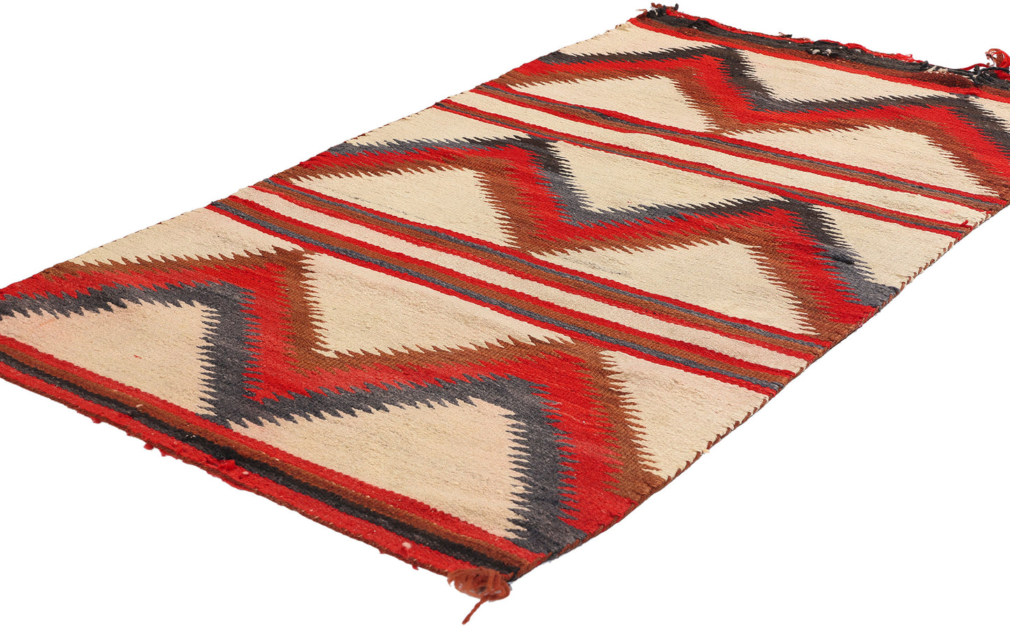 3 x 5 Antique Eye Dazzler Navajo Rug 79083