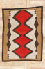 4 x 5 Antique Eye Dazzler Navajo Rug 79253