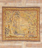 6 x 6 Antique French Aubusson Tapestry 79234