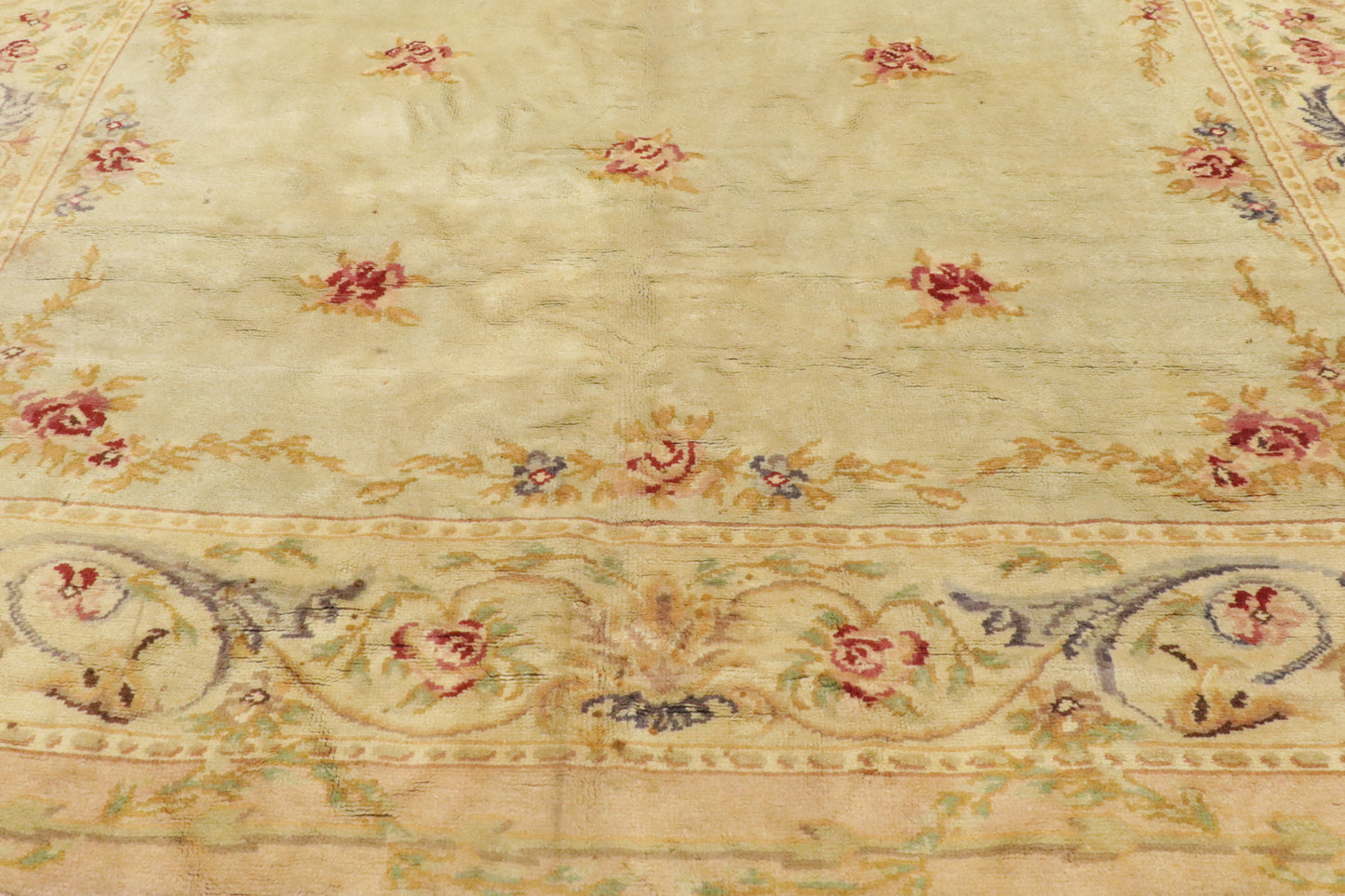 10 x 13 - Multicolor Antique French Savonnerie Rug - 71778