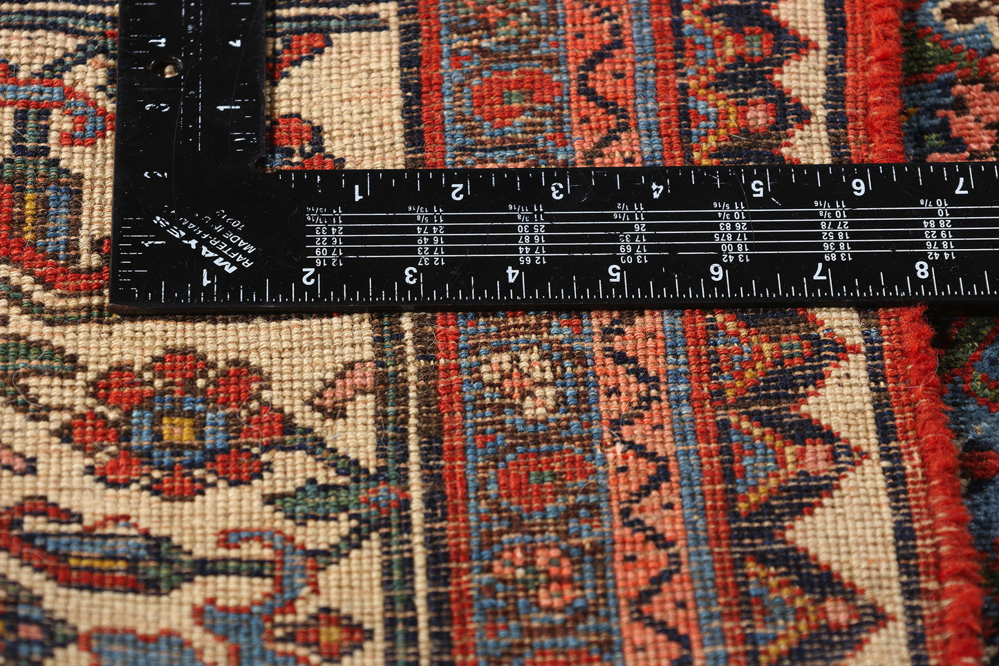 7 x 12 Antique Persian Halvai Bijar Rug 79080