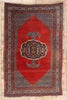 7 x 12 Antique Persian Halvai Bijar Rug 79080