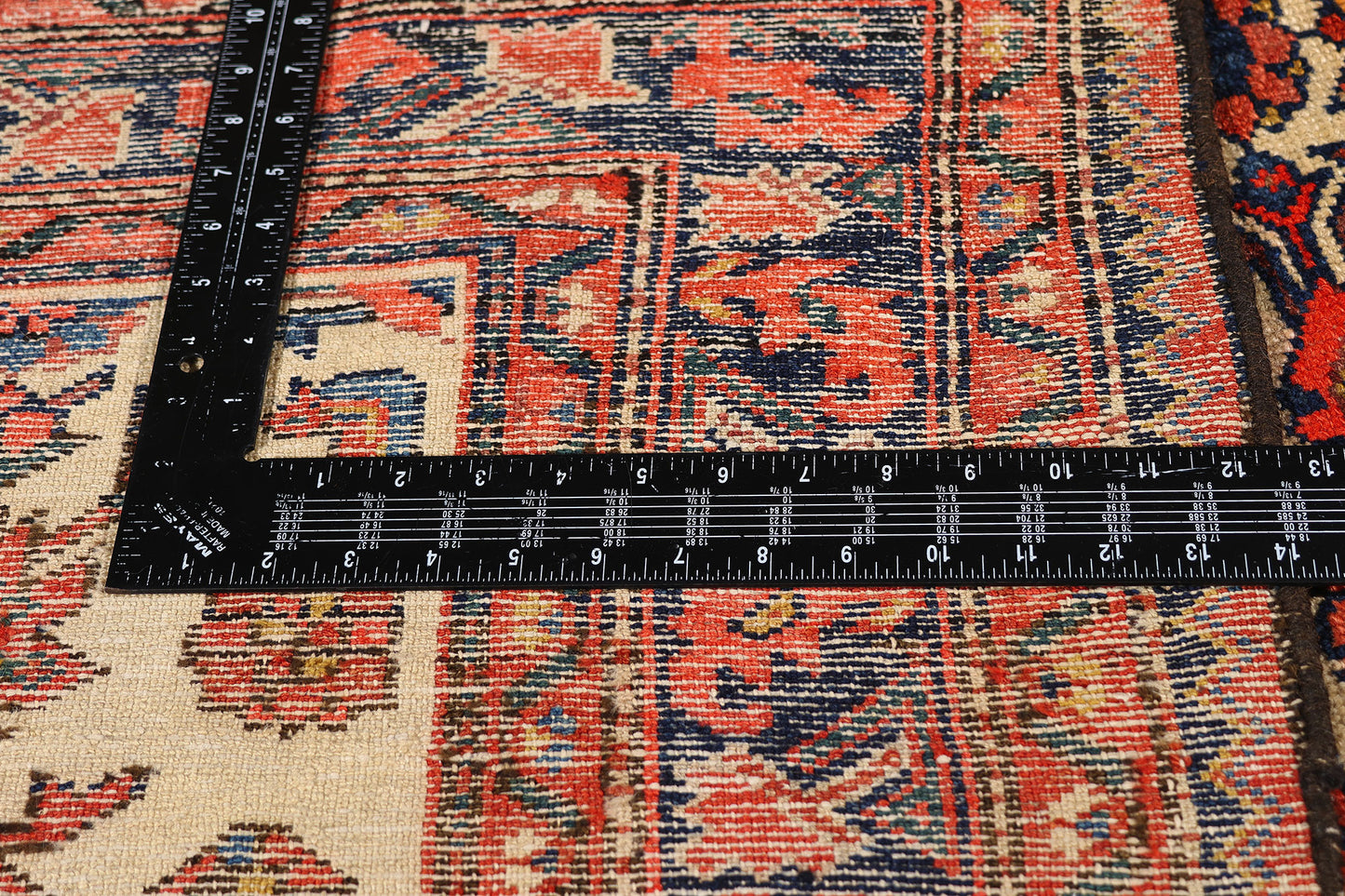 5 x 6 Ivory Antique Persian Malayer Rug 79307