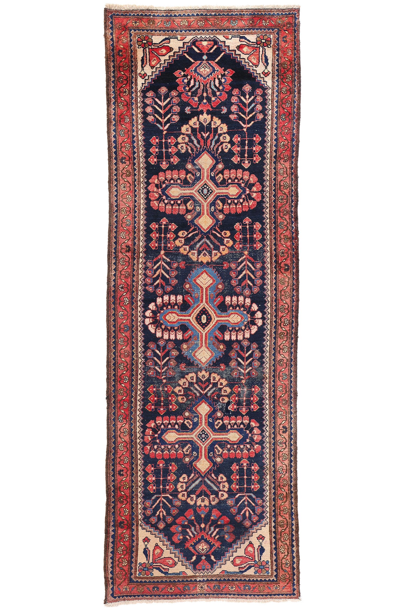 3 x 11 Antique Persian Lilihan Rug 78962