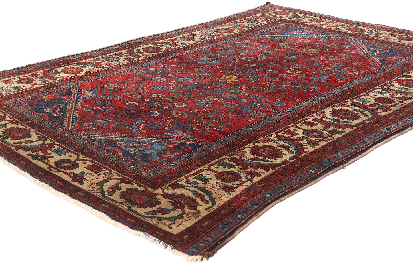 5 x 6 Antique Persian Lilihan Rug 78963