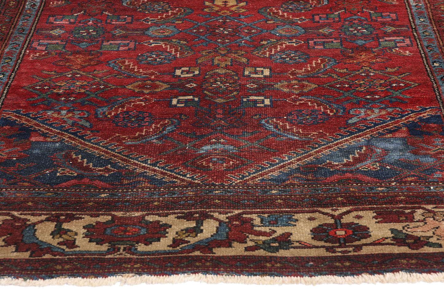 5 x 6 Antique Persian Lilihan Rug 78963