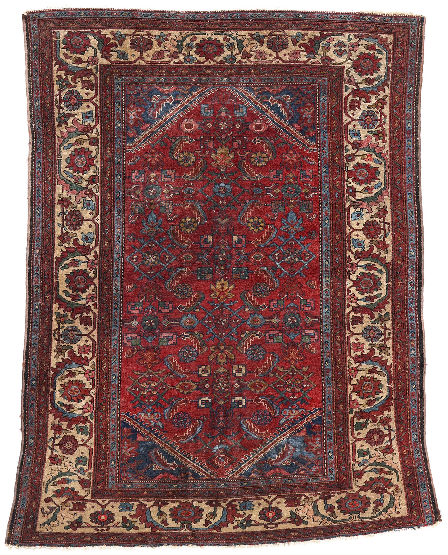 5 x 6 Antique Persian Lilihan Rug 78963