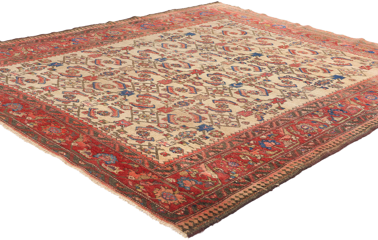 5 x 6 Antique Persian Malayer Rug 78972