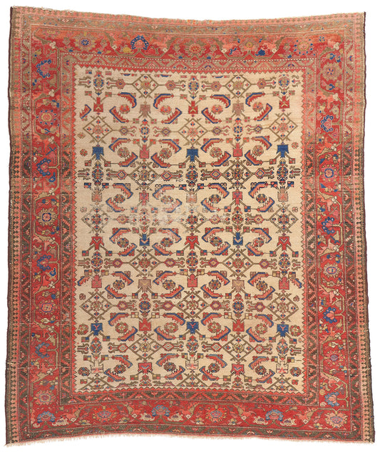 5 x 6 Antique Persian Malayer Rug 78972