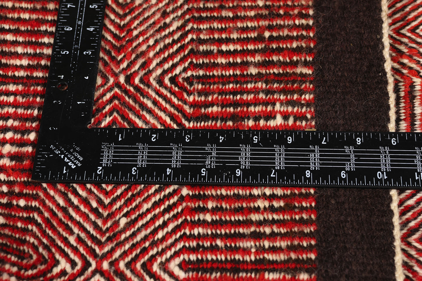 2 x 2 Antique Navajo Twill Single Saddle Blanket Rug 79318