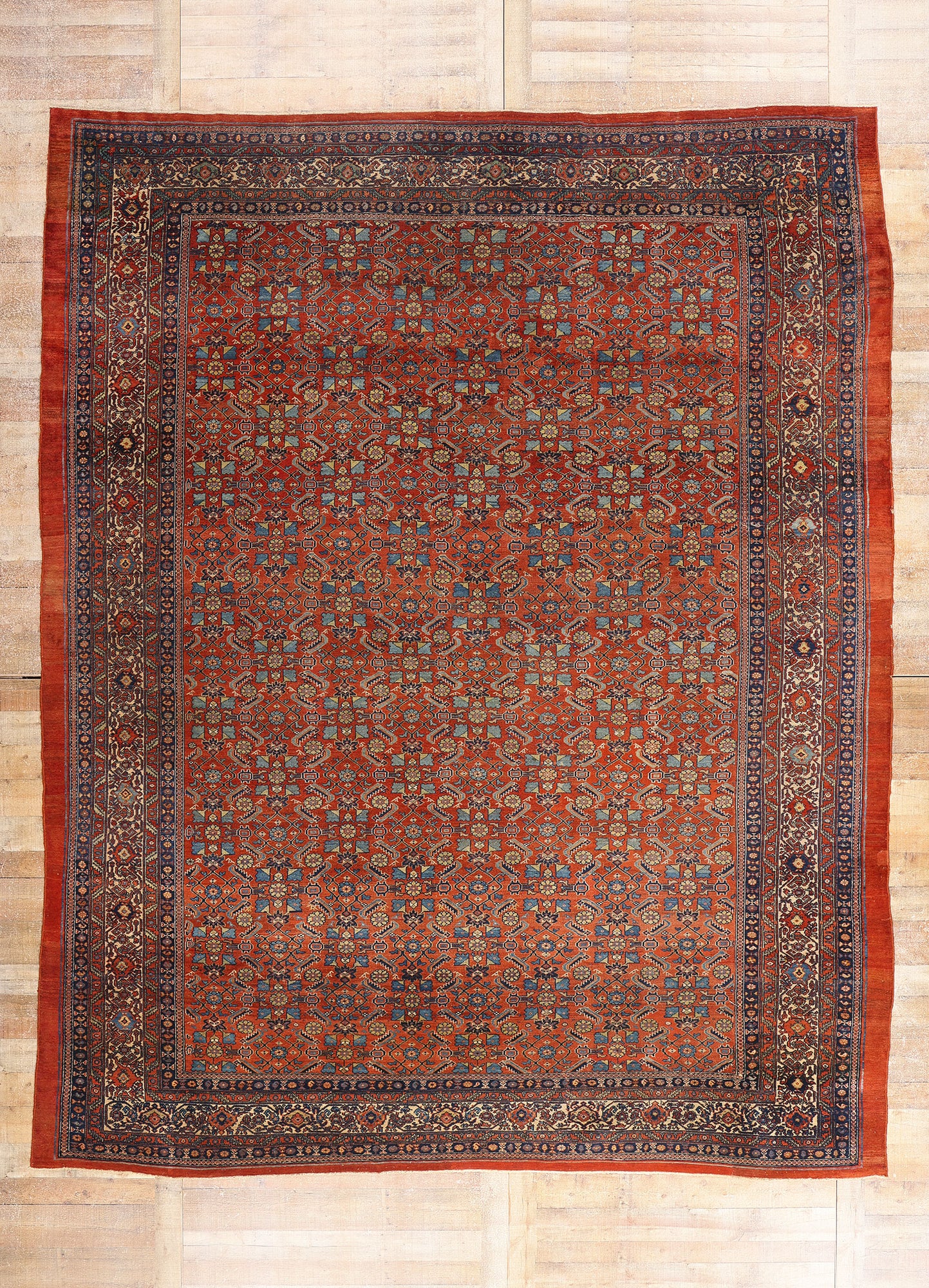 10 x 13 Antique Persian Bibikabad Rug 79205