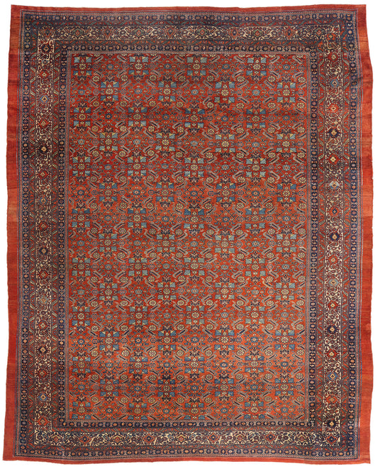 10 x 13 Antique Persian Bibikabad Rug 79205
