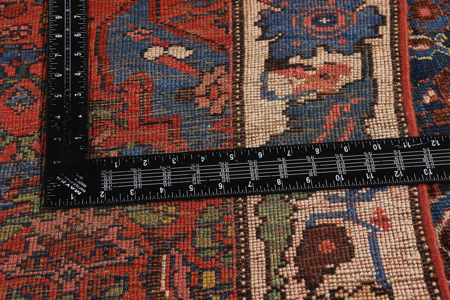 4 x 5 Antique Persian Bijar Rug 79226
