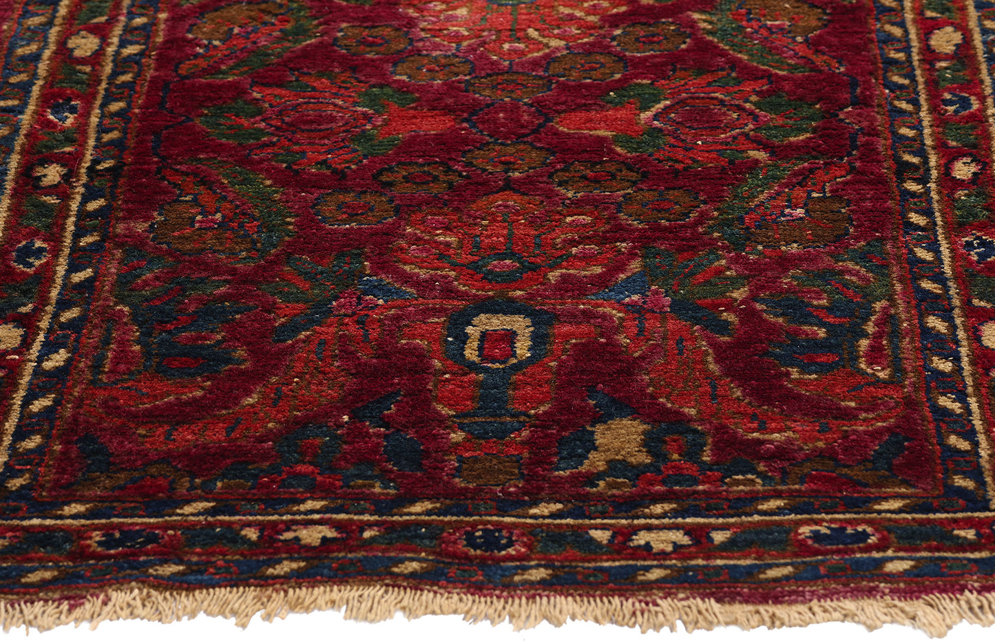 2 x 3 Antique Persian Borchelou Hamadan Rug 79271