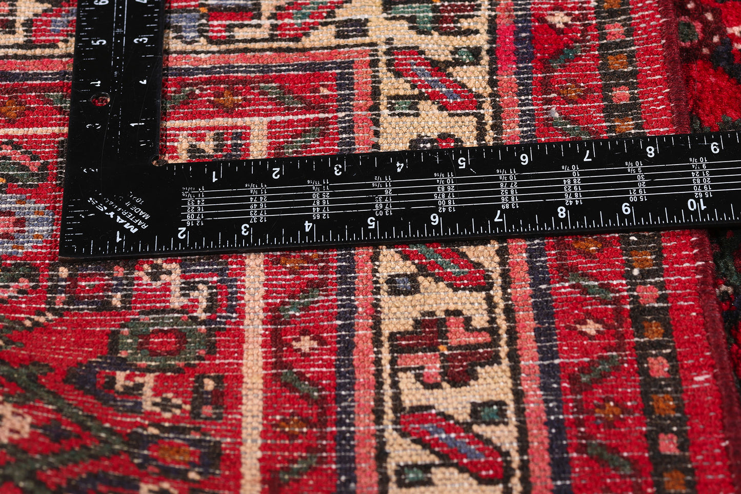 3 x 38 Antique Persian Hussainabad Hamadan Rug 79255