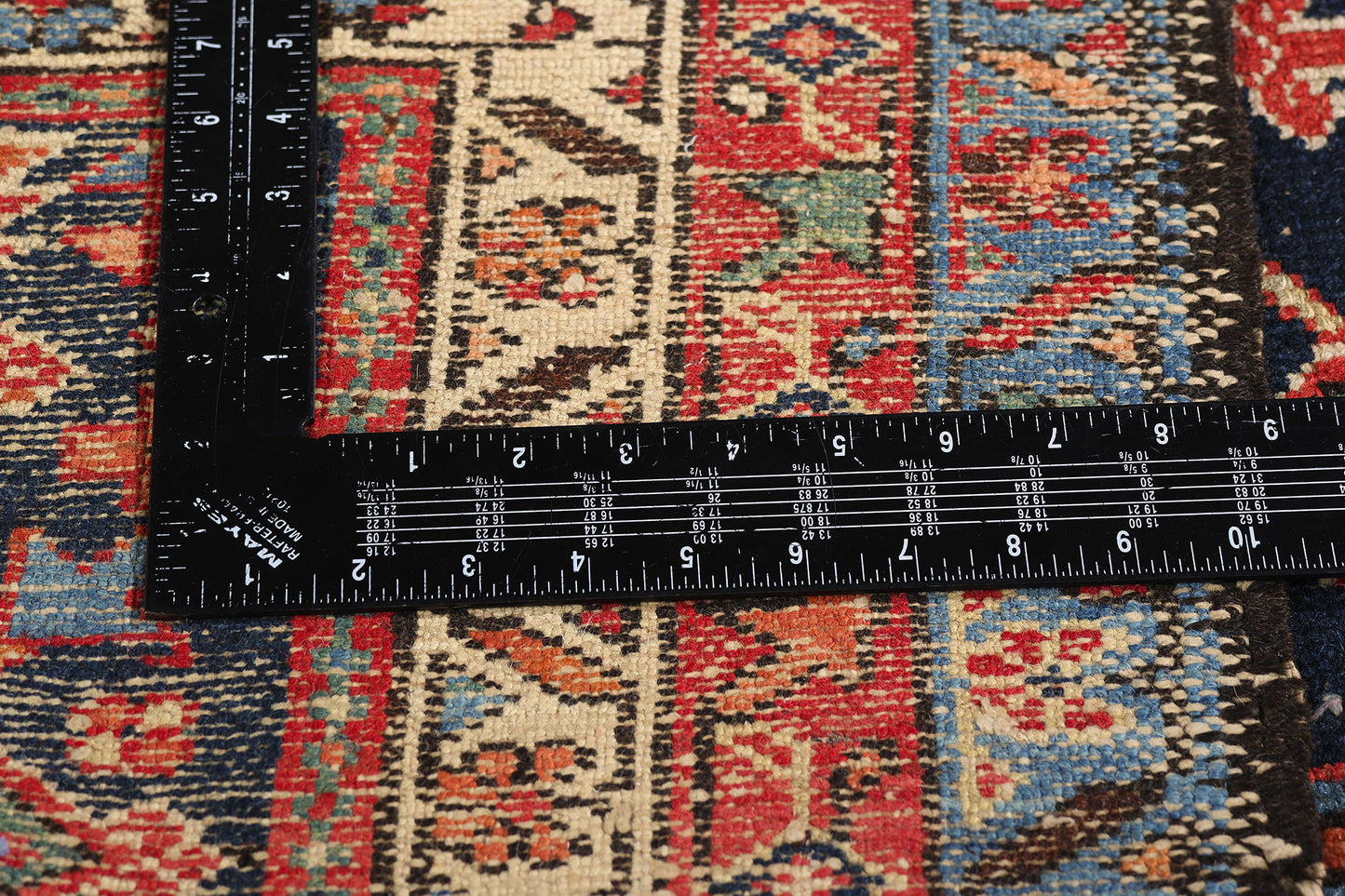 3 x 4 Antique Persian Karaja Heriz Rug 79240