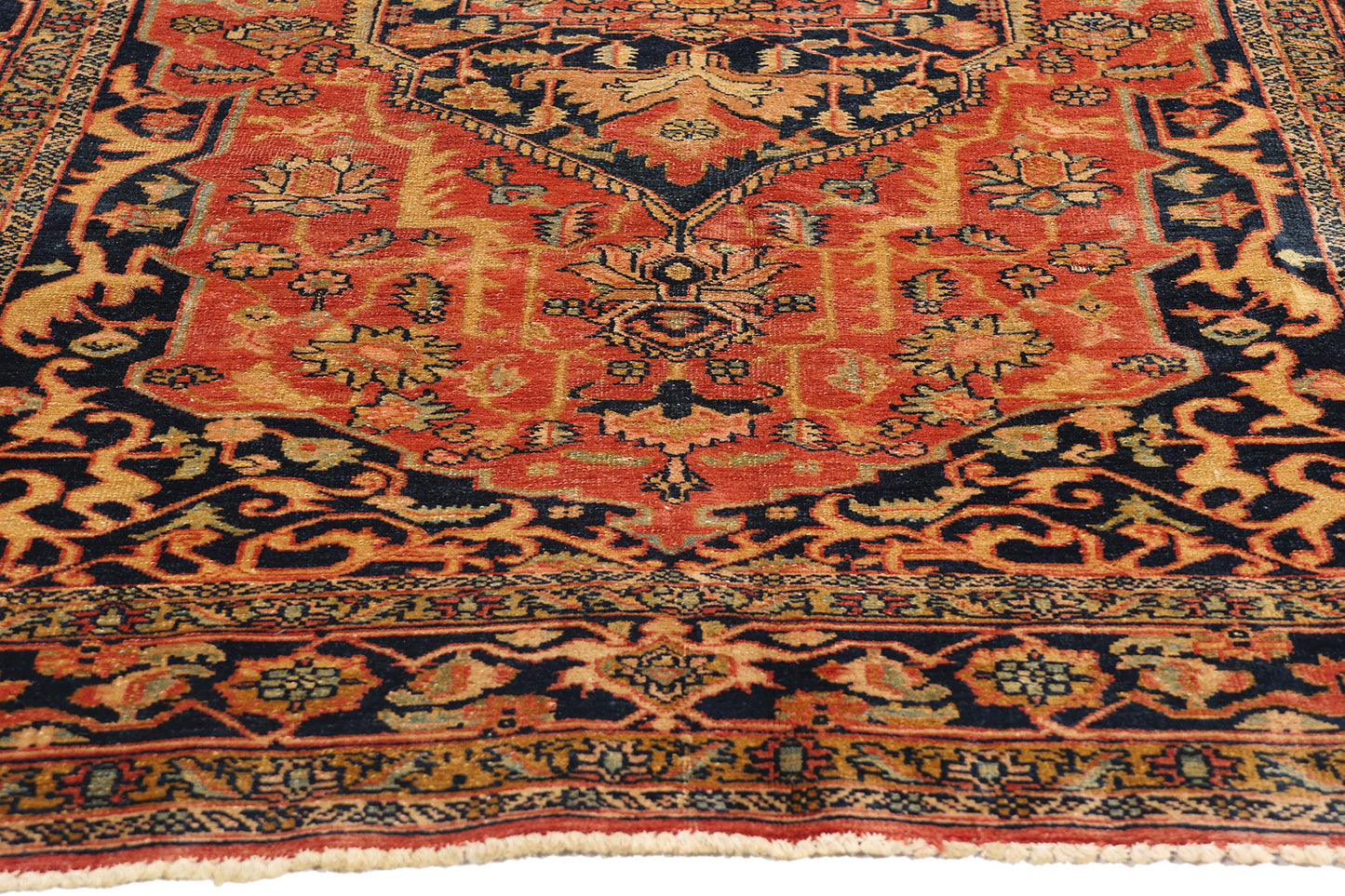 5 x 8 Vintage Persian Heriz Rug 79085