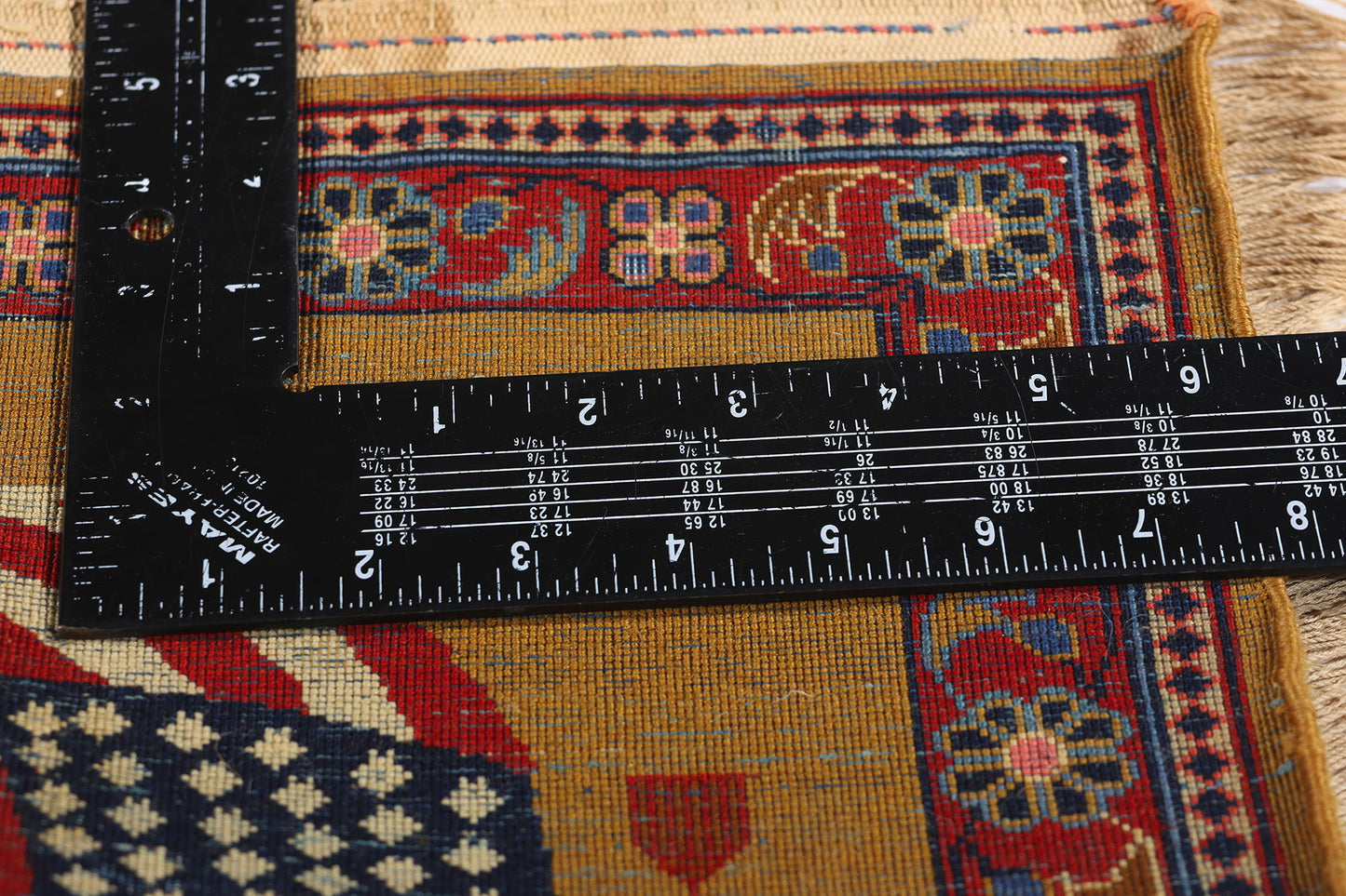 2 x 2 Antique Persian Kashan Pictorial Rug 79200