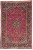 4 x 7 Antique Persian Kashan Rug 79270