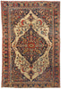 7 x 10 Antique Persian Mohtasham Kashan Rug 79174