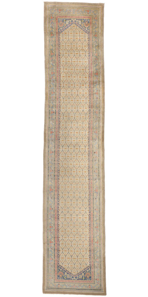 4 x 20 Antique Persian Kerman Rug 79104