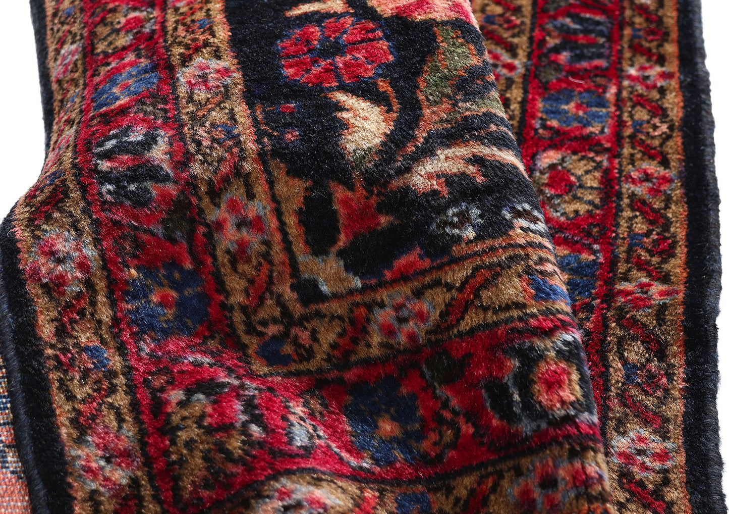 3 x 16 Antique Persian Lilihan Rug 79277