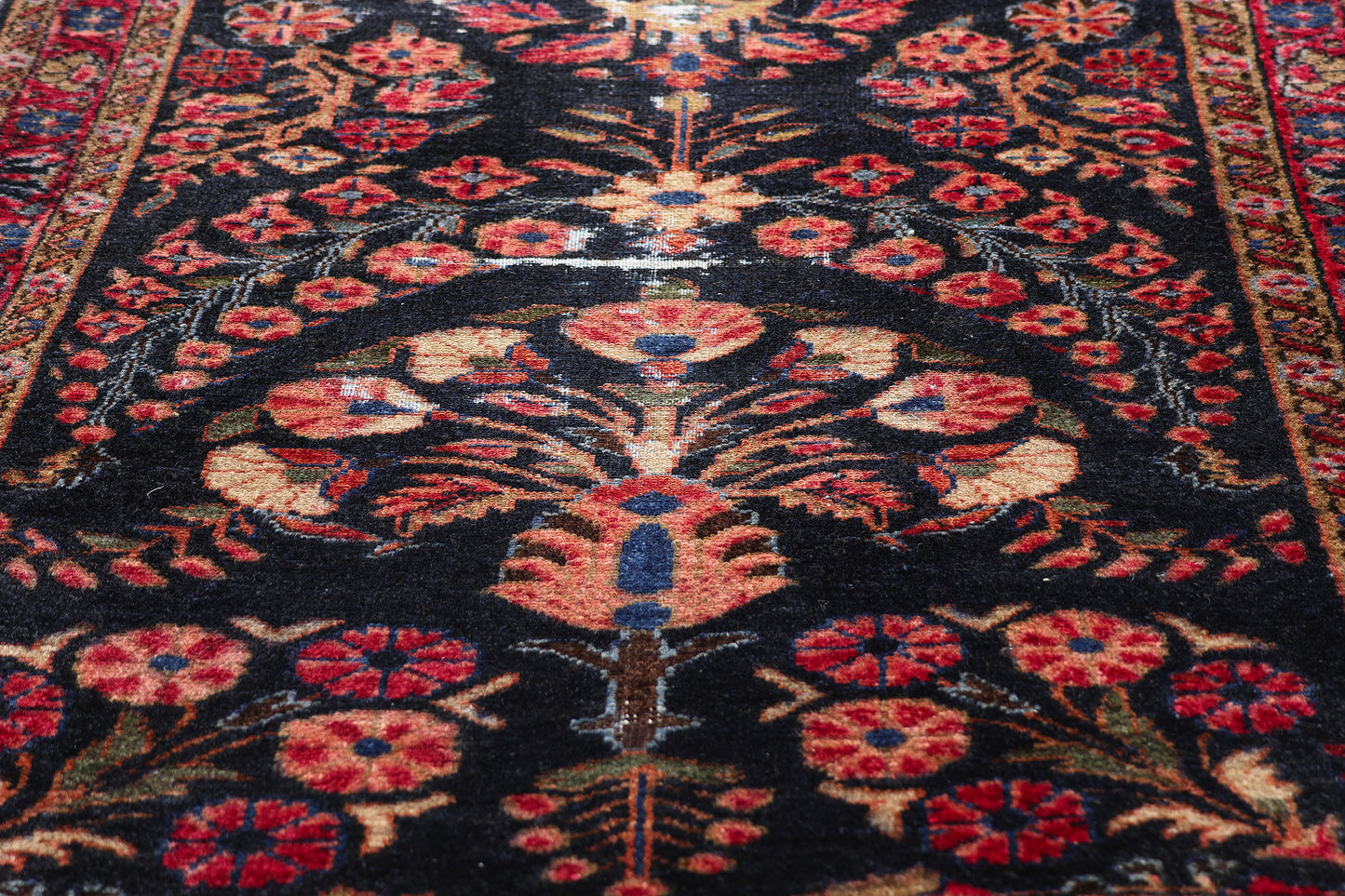 3 x 16 Antique Persian Lilihan Rug 79277
