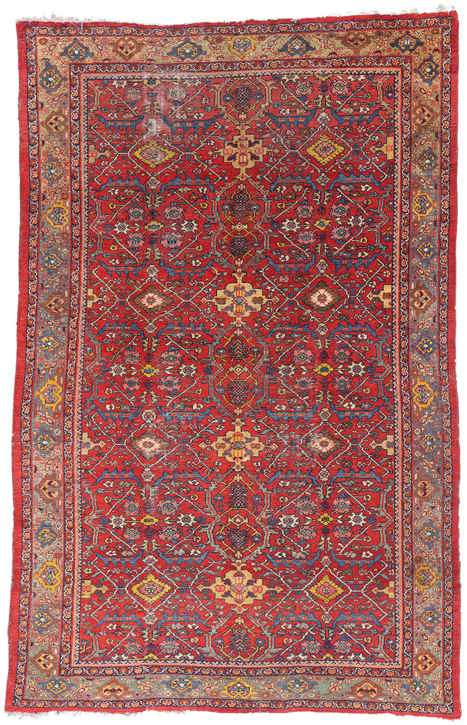 7 x 11 Antique Persian Mahal Rug 79185