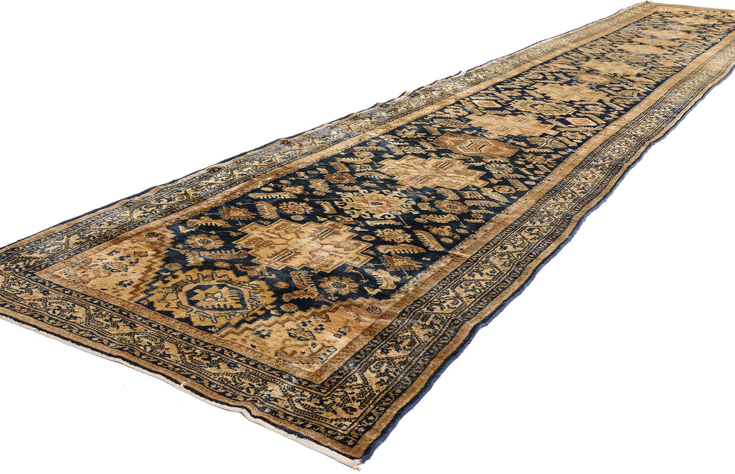 3 x 20 Antique Persian Malayer Rug 90038