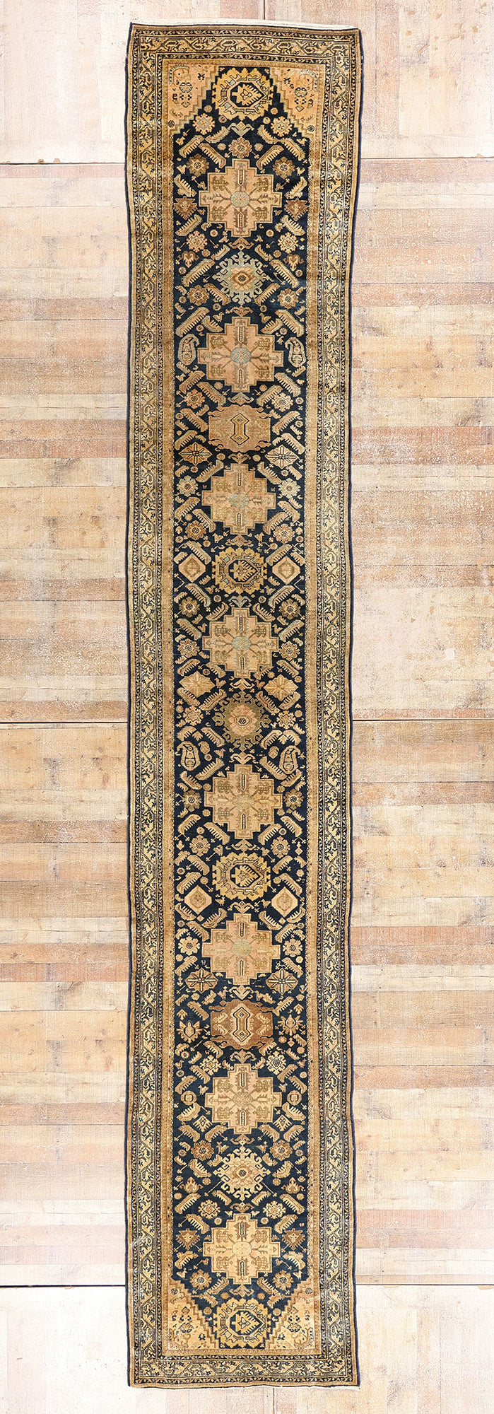 3 x 20 Antique Persian Malayer Rug 90038