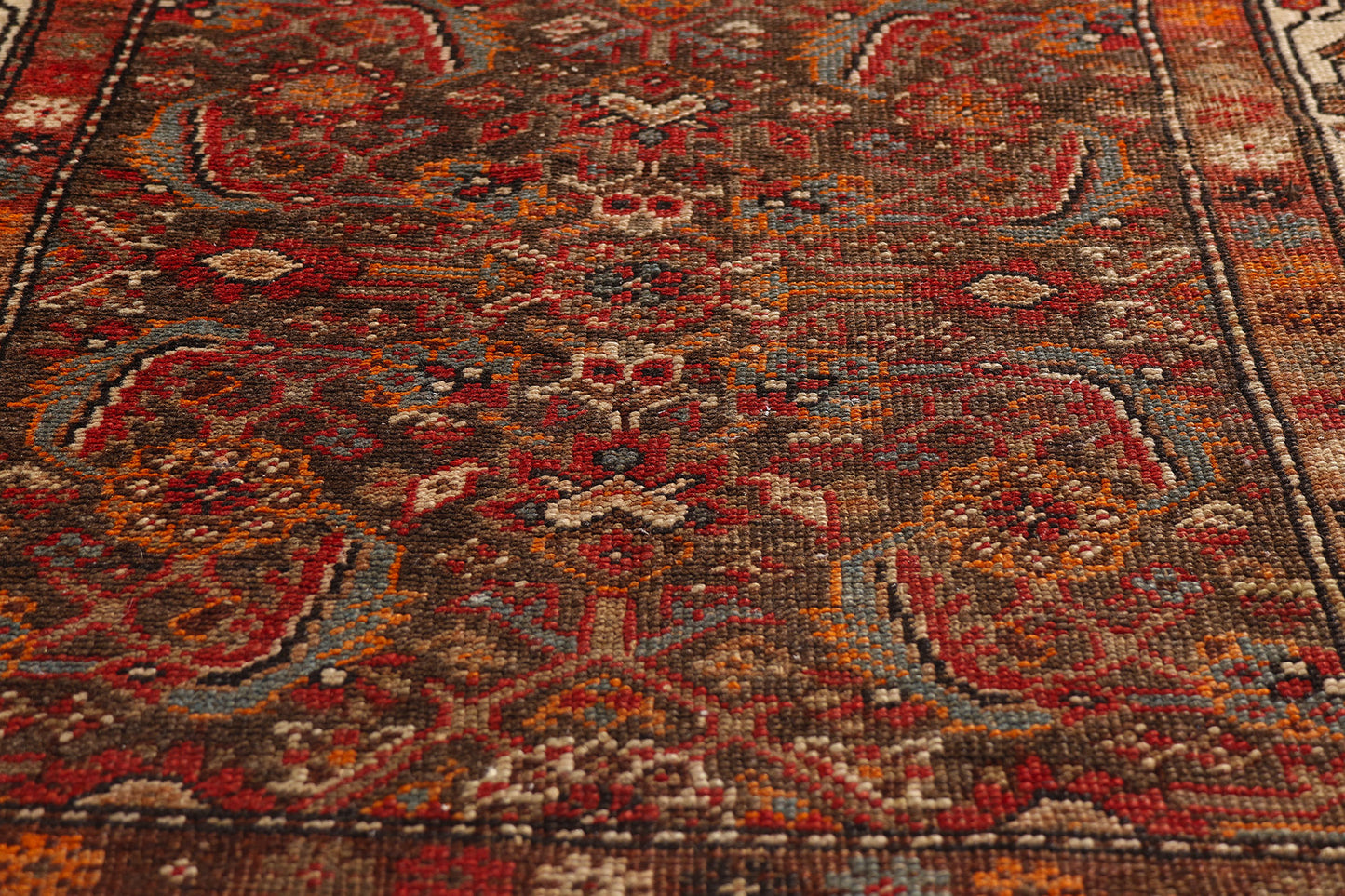 3 x 6 Earth-Tone Antique Persian Malayer Rug 79308