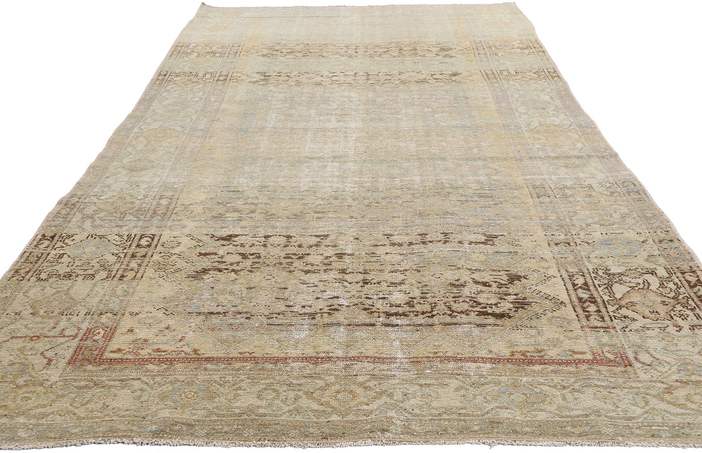 5 x 11 Antique Persian Malayer Rug 53991
