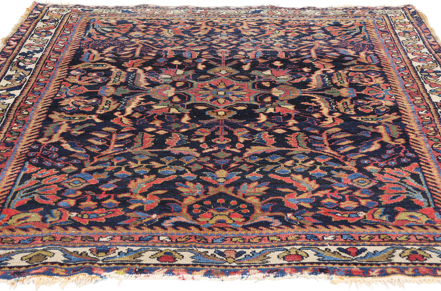 6 x 6 Antique Persian Malayer Rug 79175