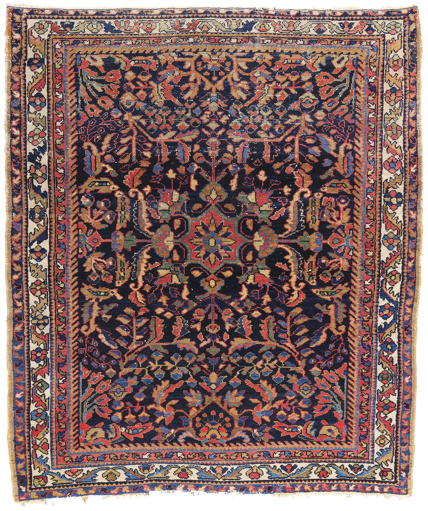 6 x 6 Antique Persian Malayer Rug 79175