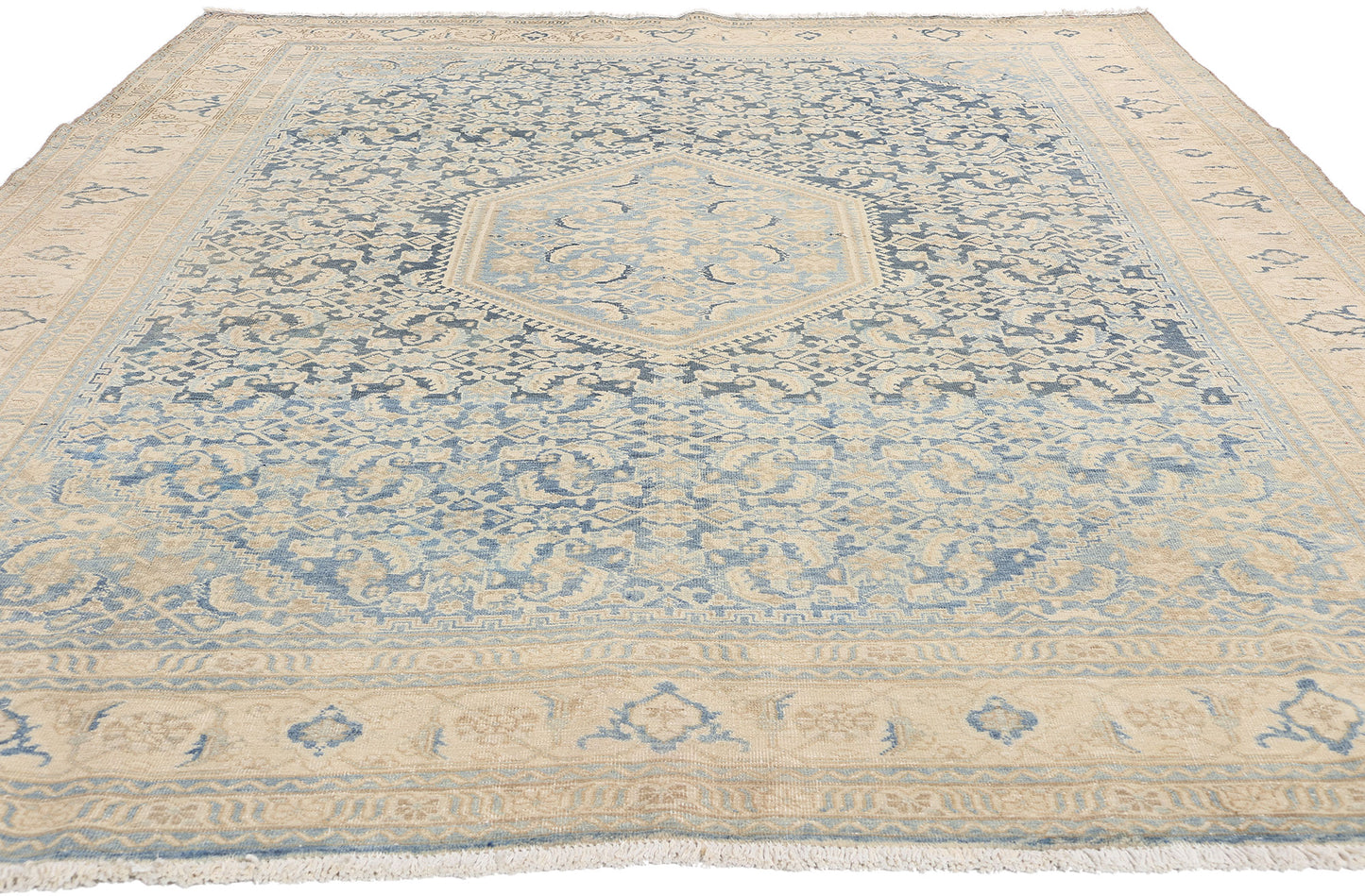 7 x 10 Antique Persian Malayer Rug 61305