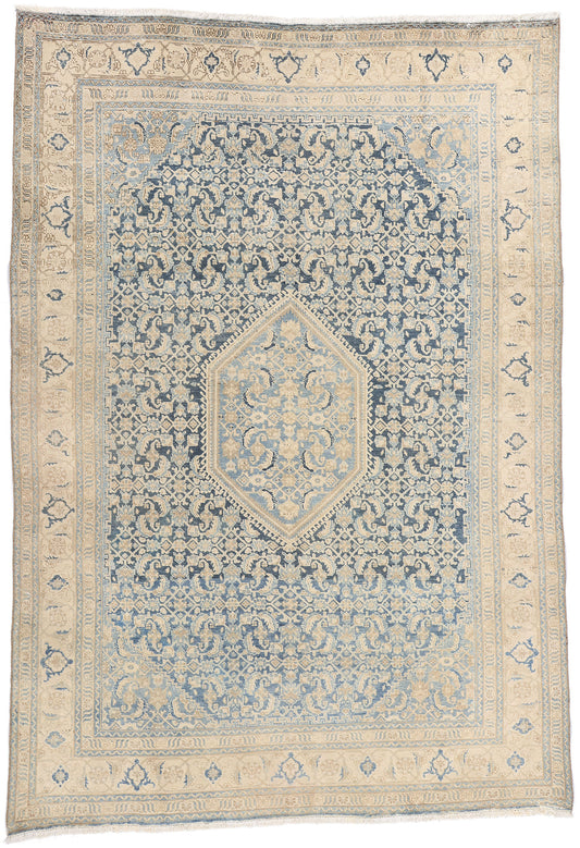 7 x 10 Antique Persian Malayer Rug 61305