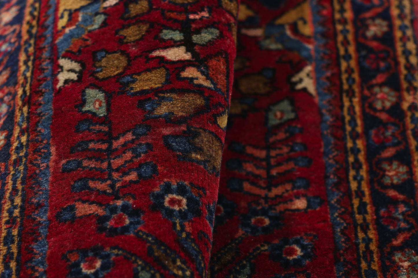 2 x 2 Antique Persian Sarouk Rug 79241