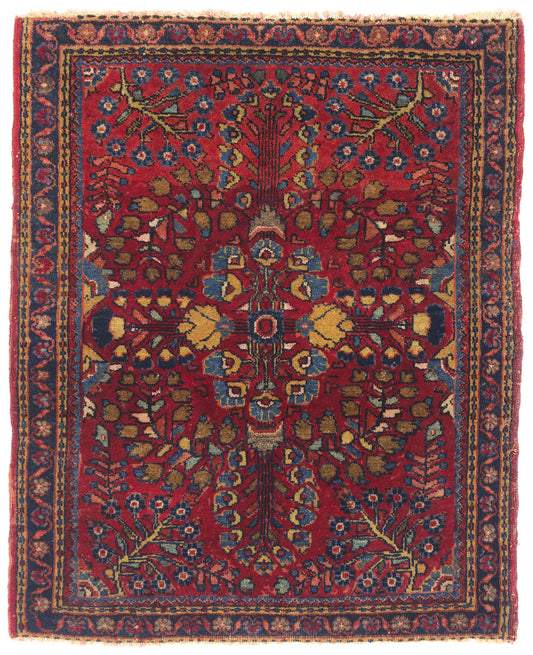 2 x 2 Antique Persian Sarouk Rug 79241