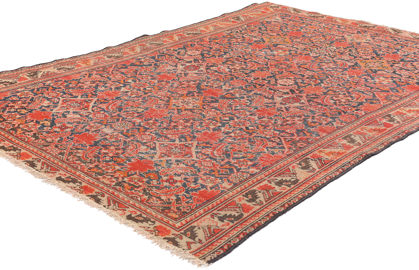 4 x 6 Antique Persian Malayer Rug 78970