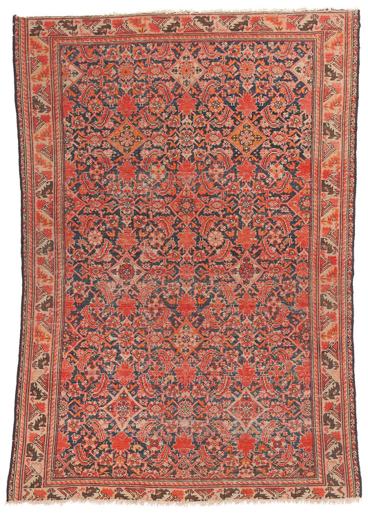 4 x 6 Antique Persian Malayer Rug 78970