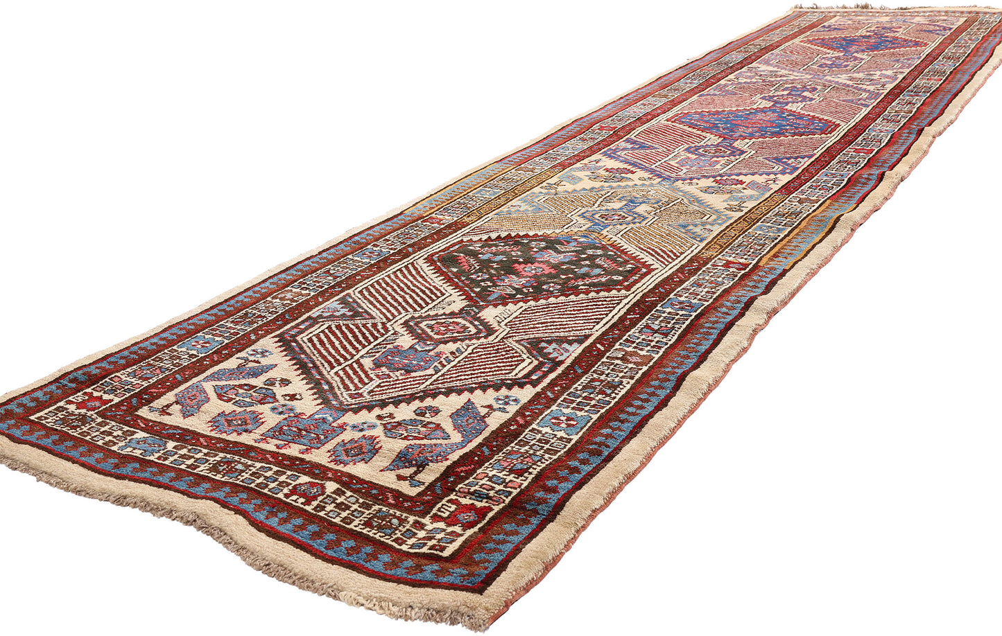 3 x 15 Antique Persian Sarab Rug 90035